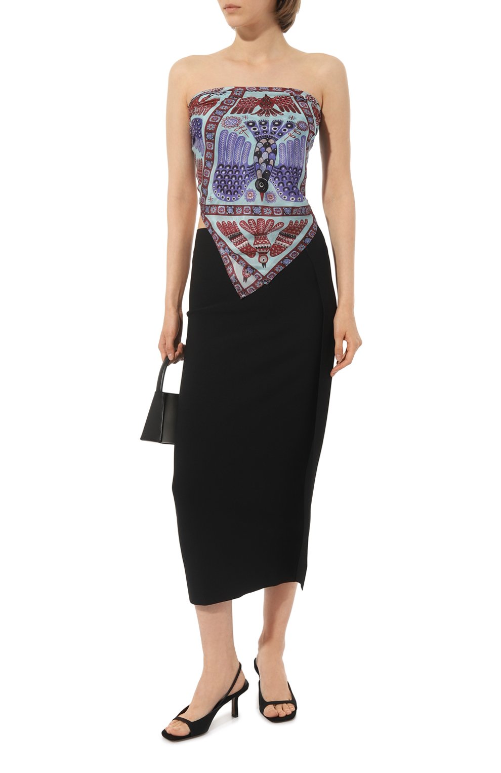 Шелковый платок небеса GOURJI, арт. T21SKY7BLR/1, фото 2