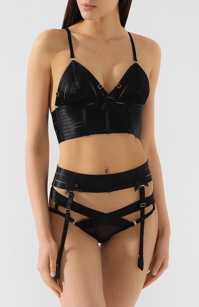 Пояс для чулок BORDELLE черного цвета по цене 24850 руб., арт. STRAP SUSPENDER, фото 2 Пояс для чулок BORDELLE, арт. STRAP SUSPENDER, фото 2