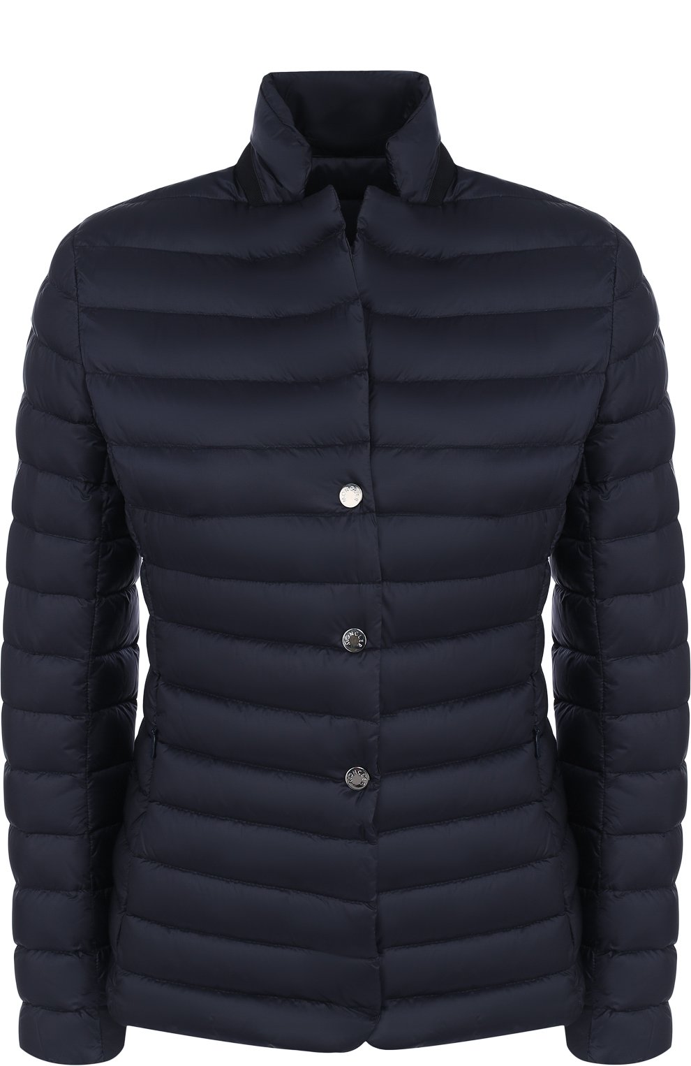 Однотонный стеганый пуховик с воротником-стойкой MONCLER, арт. D1-093-35300-94-53048, фото 1