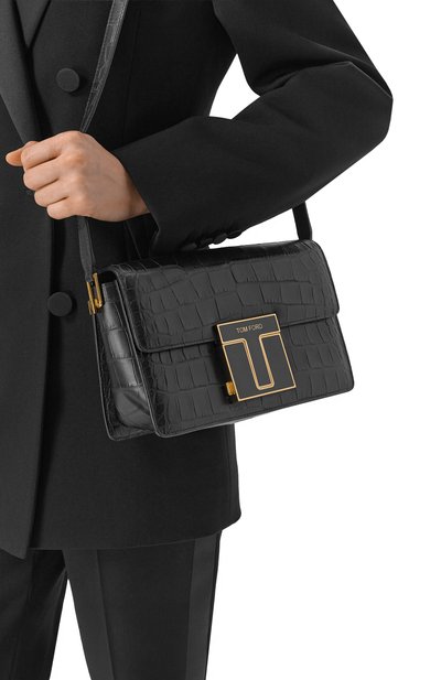 Сумка TOM FORD черного цвета по цене 370000 руб., арт. L1262EM0-LCL058/MG, фото 2 Сумка TOM FORD, арт. L1262EM0-LCL058/MG, фото 2