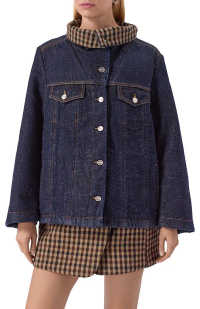 Джинсовая куртка GANNI, арт. J1766, фото 3