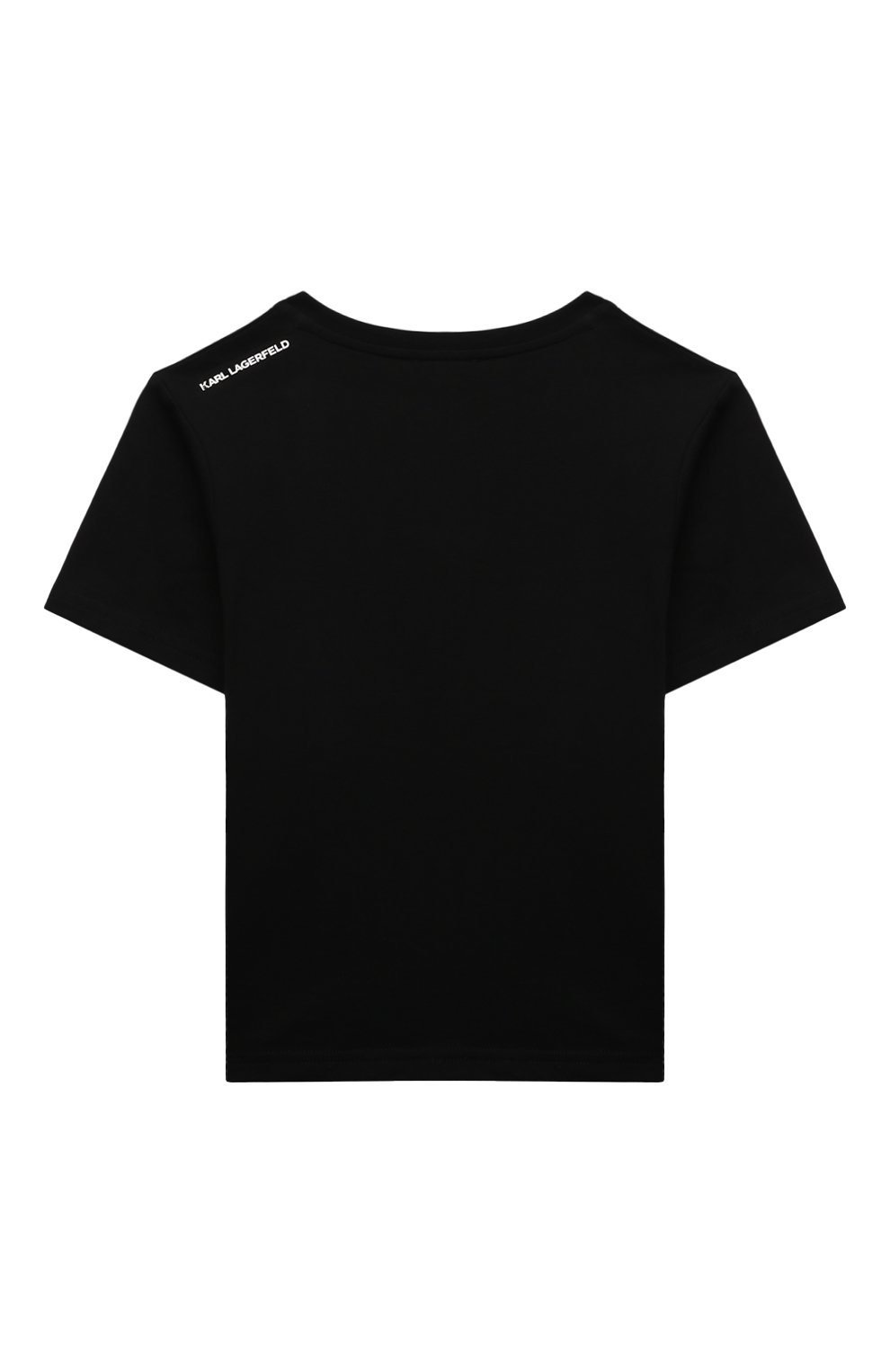 Хлопковая футболка KARL LAGERFELD KIDS, арт. Z30240, фото 2