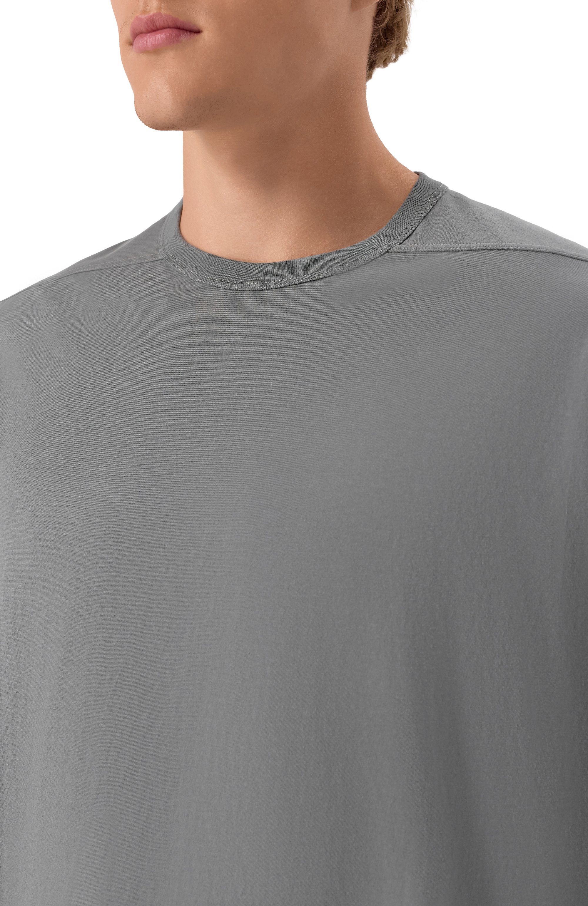 Хлопковая футболка RICK OWENS, арт. RU02E1232/JA, фото 5