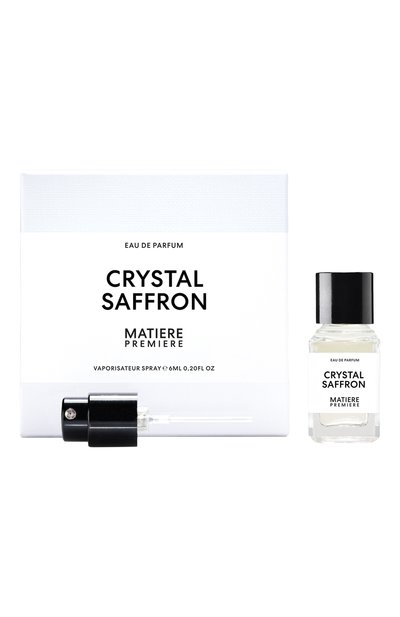 Парфюмерная вода crystal saffron (6ml) MATIERE PREMIERE, арт. 3770007317889, фото 3