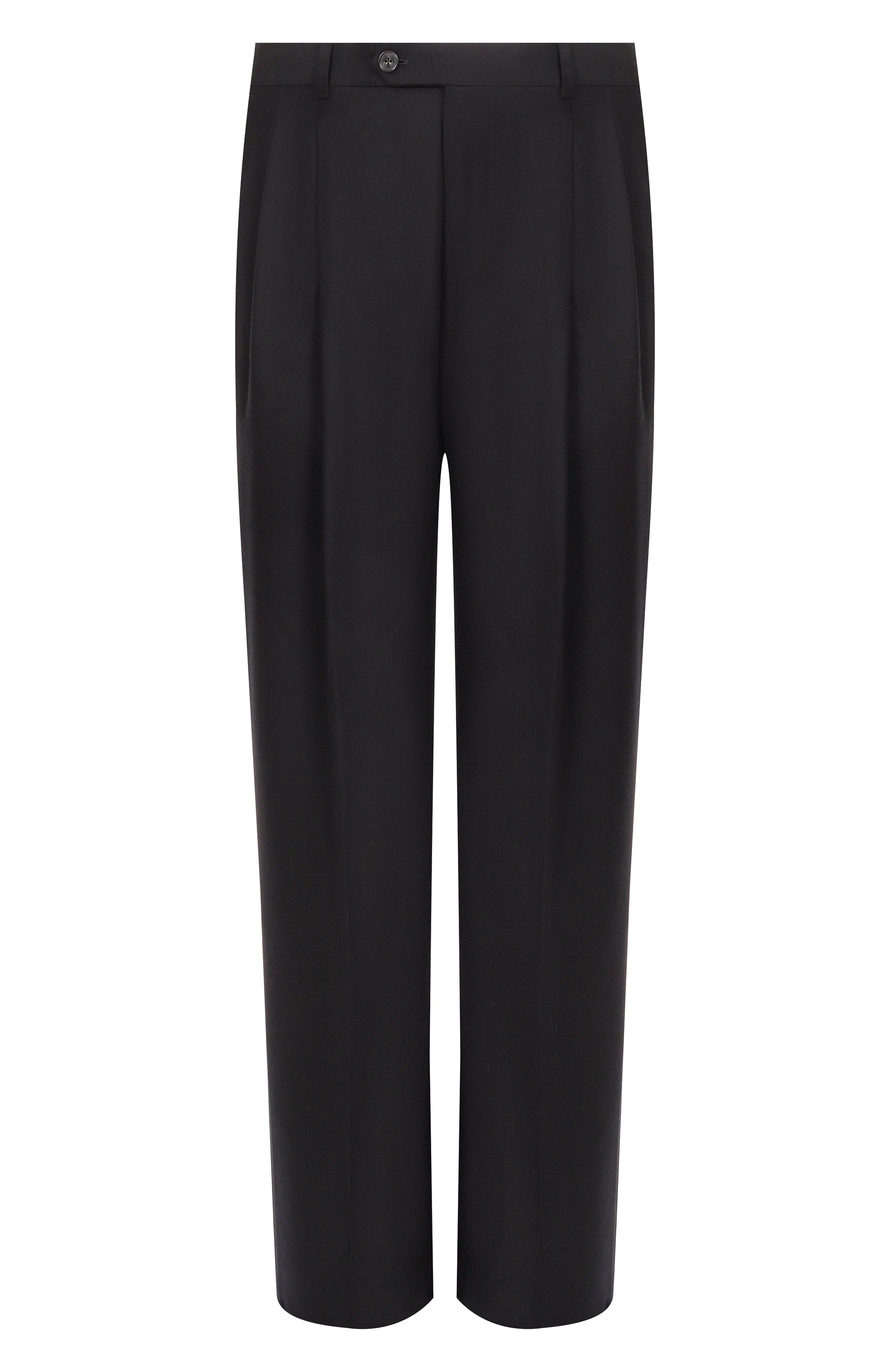 Брюки из шерсти и шелка 12 STOREEZ черного цвета по цене 37000 руб., арт. 133586, фото 1 Брюки из шерсти и шелка 12 STOREEZ, арт. 133586, фото 1