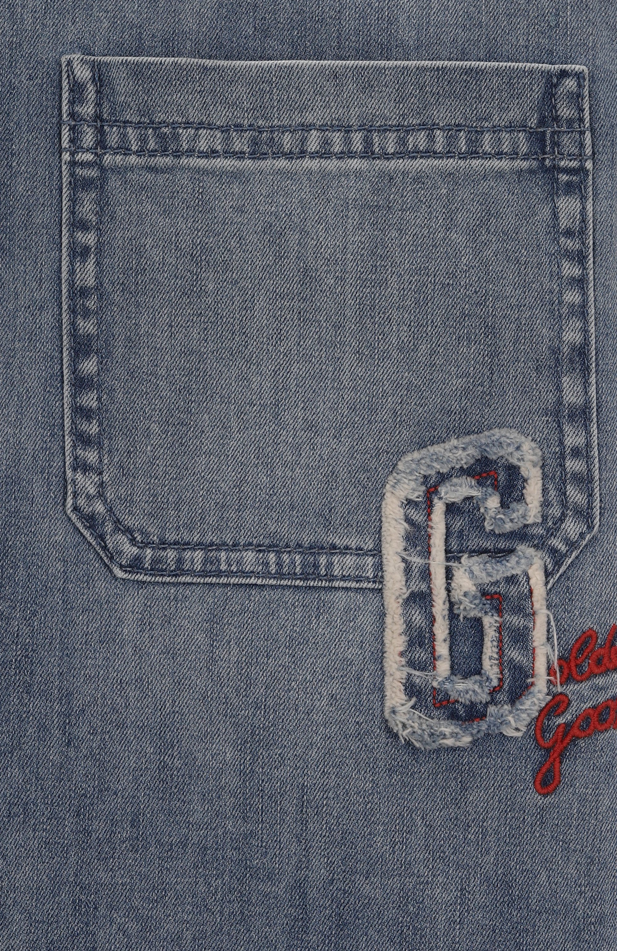 Джинсовая рубашка GOLDEN GOOSE DELUXE BRAND, арт. GKP02217.P001936, фото 3