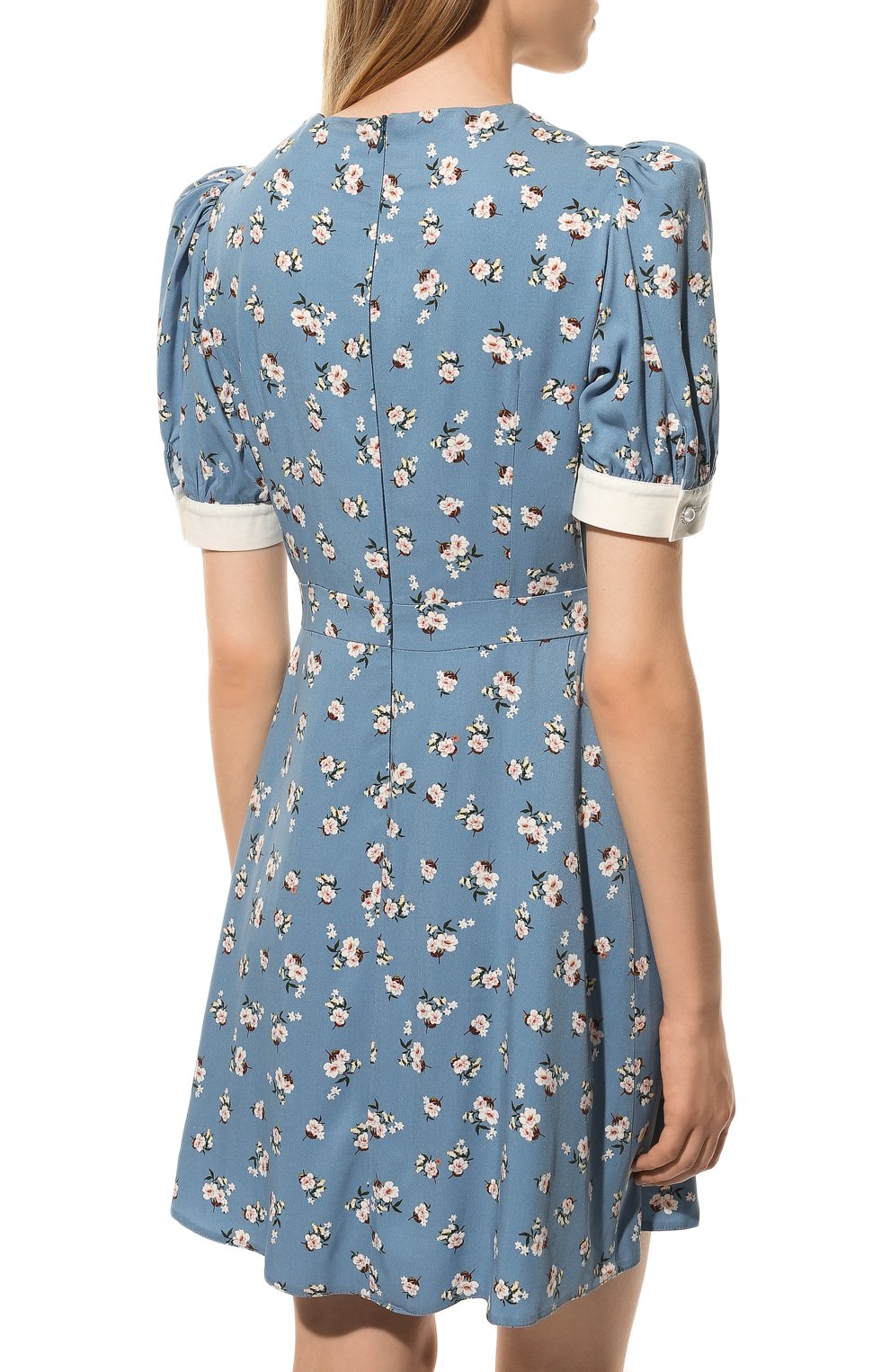Платье из вискозы botrois x tsum BOTROIS голубого цвета по цене 15330 руб., арт. SKU000023423, фото 6 Платье из вискозы botrois x tsum BOTROIS, арт. SKU000023423, фото 6