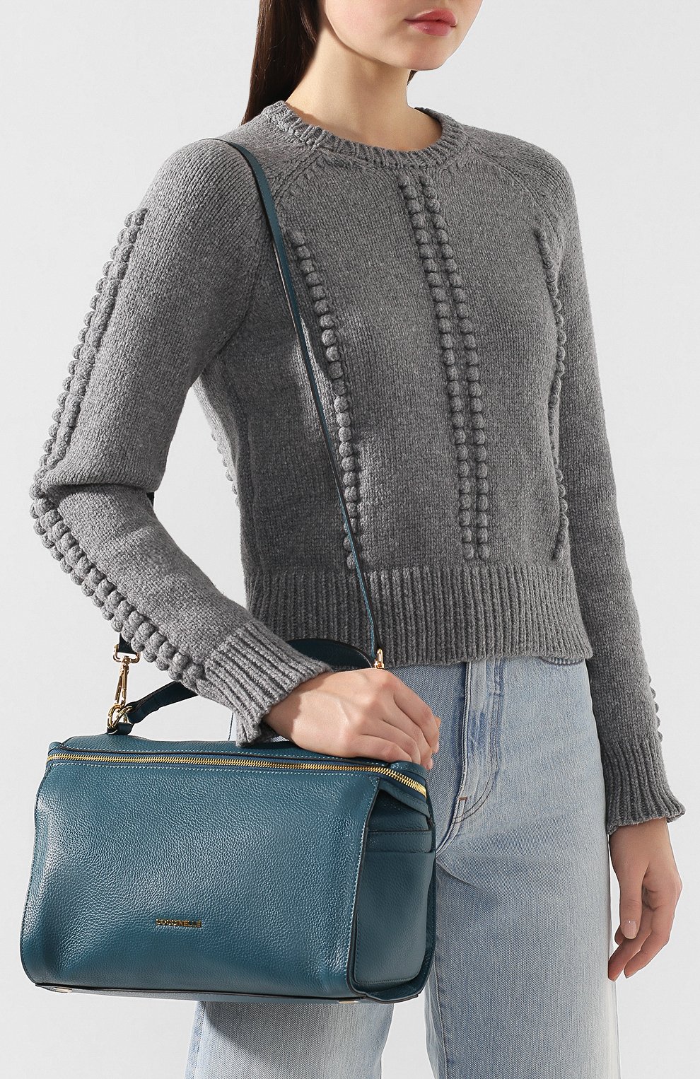 Сумка atsuko COCCINELLE зеленого цвета по цене 36700 руб., арт. E1 EHA 18 01 01, фото 5 Сумка atsuko COCCINELLE, арт. E1 EHA 18 01 01, фото 5