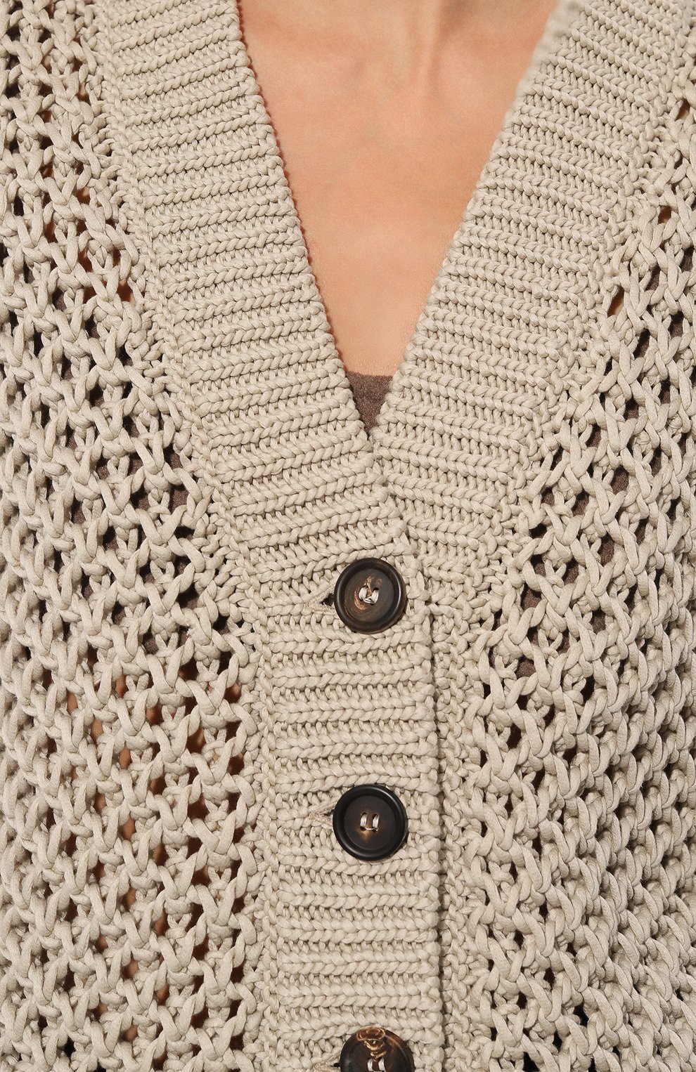 Хлопковый кардиган BRUNELLO CUCINELLI, арт. M8E00B1045, фото 5