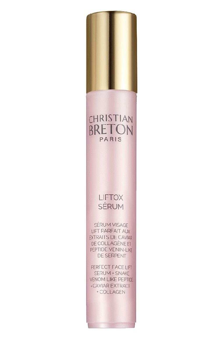 Антивозрастная сыворотка liftox с эффектом ботокса (30ml) CHRISTIAN BRETON бесцветного цвета, арт. 3556500016104 | Фото 1 (Нос: Не проставлено; Региональные ограничения белый список (Axapta Mercury): Не проставлено; Косметика кросс-кт: Антивозрастной уход; Назначение: Для лица; Тип продукта: Сыворотки)