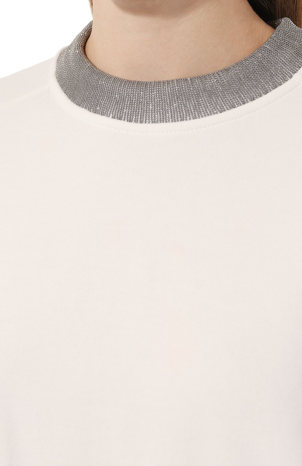 Хлопковый свитшот BRUNELLO CUCINELLI, арт. MN05NHR310, фото 5