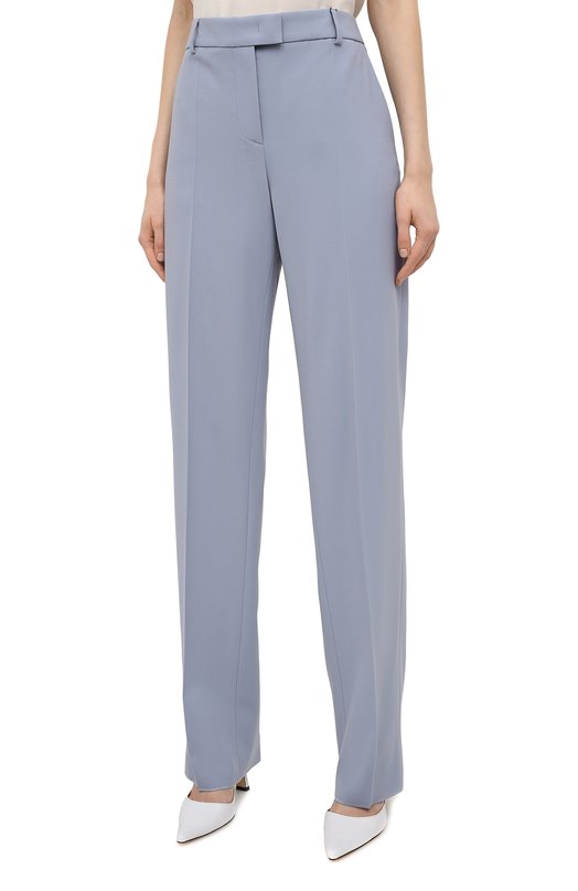 Шерстяные брюки Giorgio Armani 1SHPP0G8/T01QW Голубой  1SHPP0G8/T01QW Фото 3
