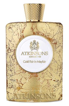 Парфюмерная вода gold fair in mayfair (100ml) ATKINSONS бесцветного цвета, арт. 8011003866205 | Фото 1 (Нос: Не проставлено; Региональные ограничения белый список (Axapta Mercury): Не проставлено; Тип продукта - парфюмерия: Парфюмерная вода; Ограничения доставки: flammable)