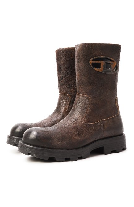 Женские кожаные полусапоги d-hammer DIESEL, арт. Y03692/P4084