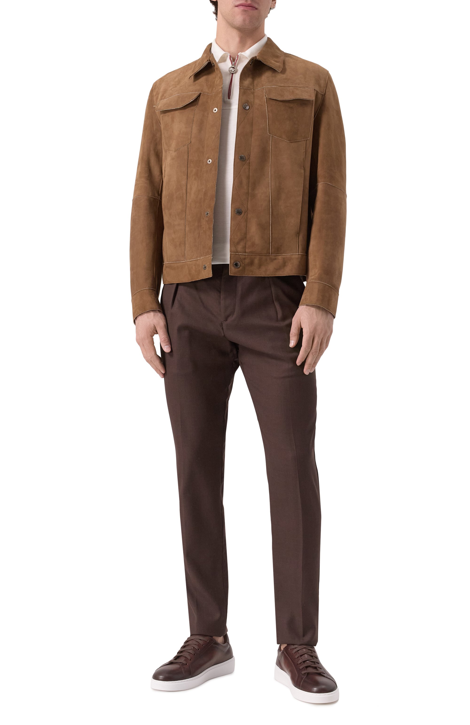 Шерстяные брюки KITON, арт. UP1LACK0629F05, фото 2