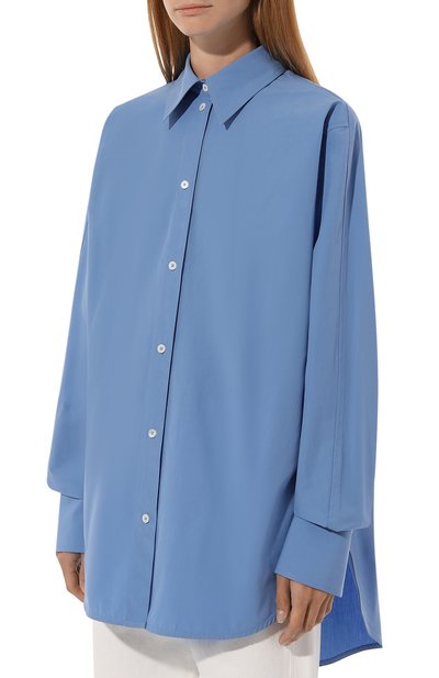 Хлопковая рубашка TOTEME, арт. 243-WRT2522-FB0119, фото 3