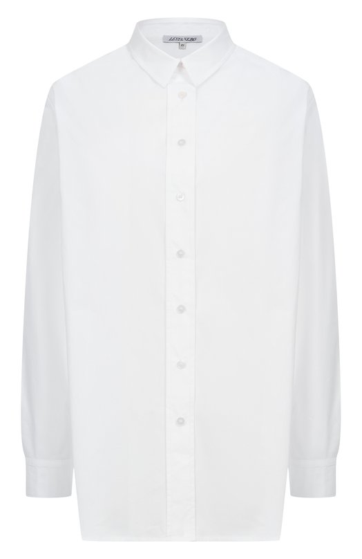 Хлопковая рубашка Lesyanebo SS24/H-799/ZT Белый SS24/H-799/ZT