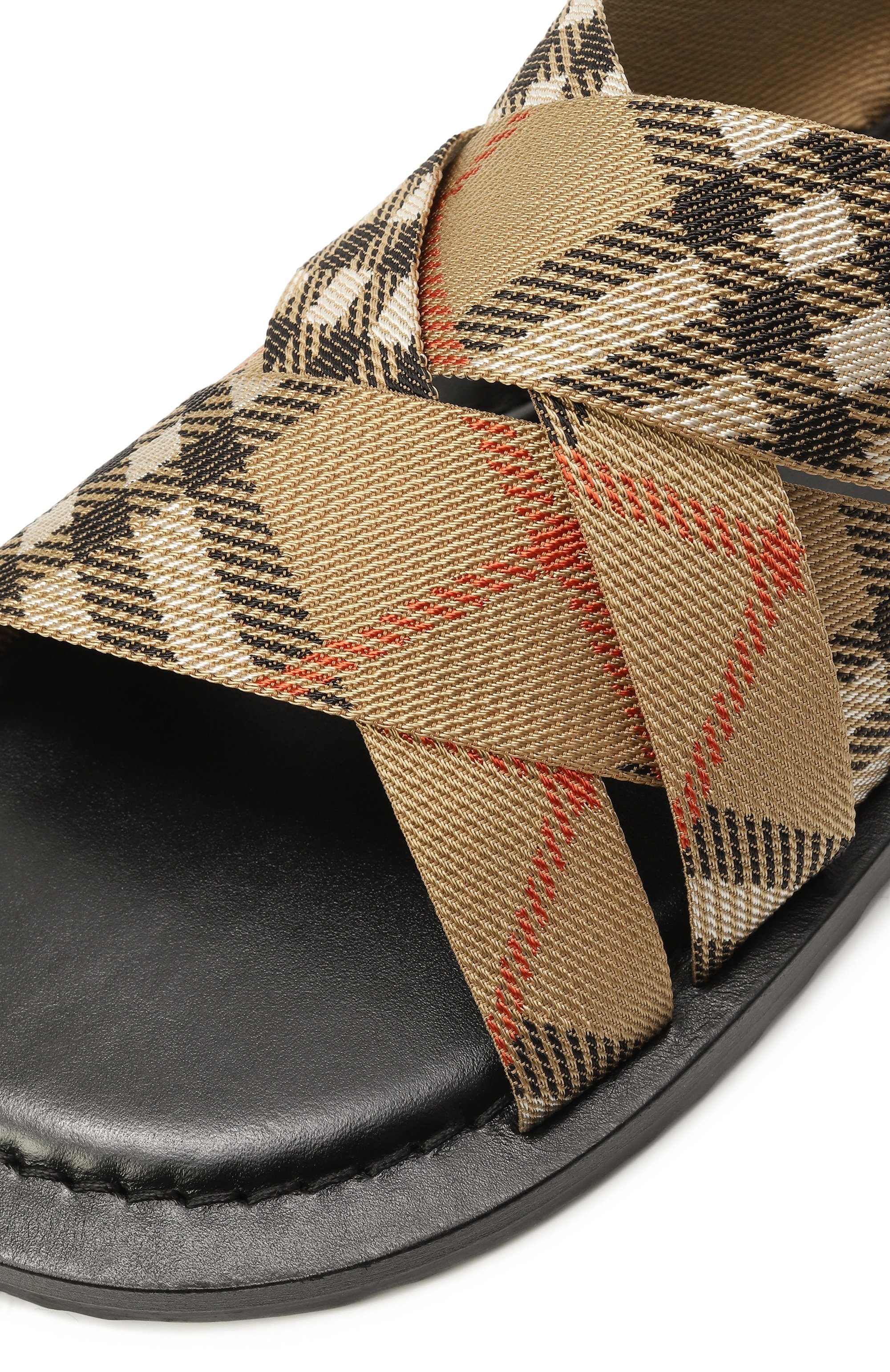 Текстильные шлепанцы pavilion BURBERRY, арт. 8106987, фото 7