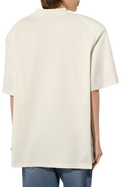 Хлопковая футболка THE ATTICO, арт. 247WCT173/J025, фото 4