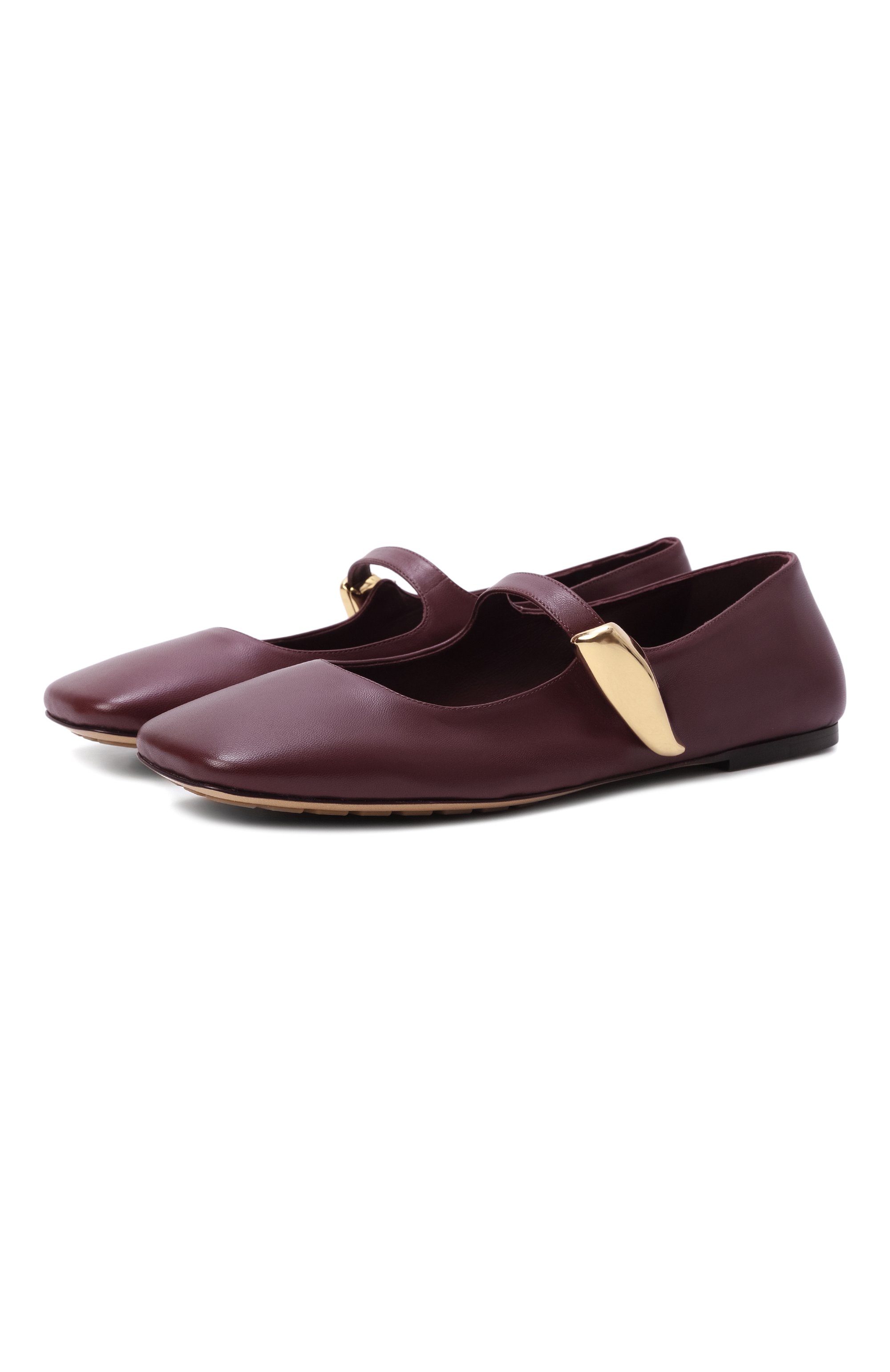 Кожаные балетки charlotte mary-jane BOTTEGA VENETA, арт. 868211/VBSD0, фото 1