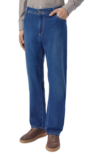 Джинсы atene RICHARD J. BROWN синего цвета по цене 59650 руб., арт. ATENE Z/T66, фото 3 Джинсы atene RICHARD J. BROWN, арт. ATENE Z/T66, фото 3