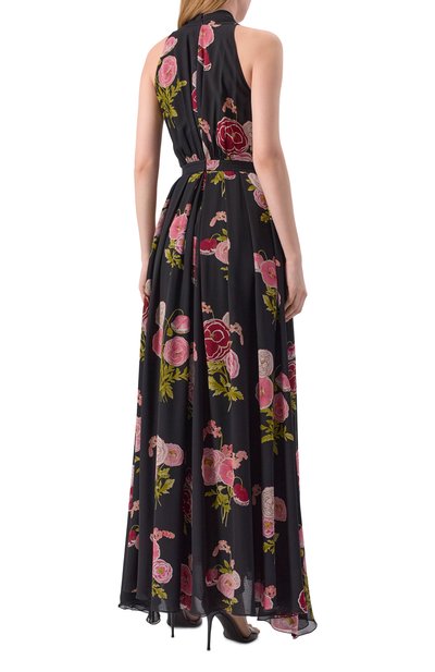 Шелковое платье GIAMBATTISTA VALLI черного цвета по цене 699500 руб., арт. 26SSRVCA5016/30PRI, фото 3 Шелковое платье GIAMBATTISTA VALLI, арт. 26SSRVCA5016/30PRI, фото 3