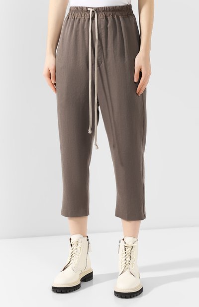 Шерстяные брюки RICK OWENS, арт. RP19F5303/WT, фото 3