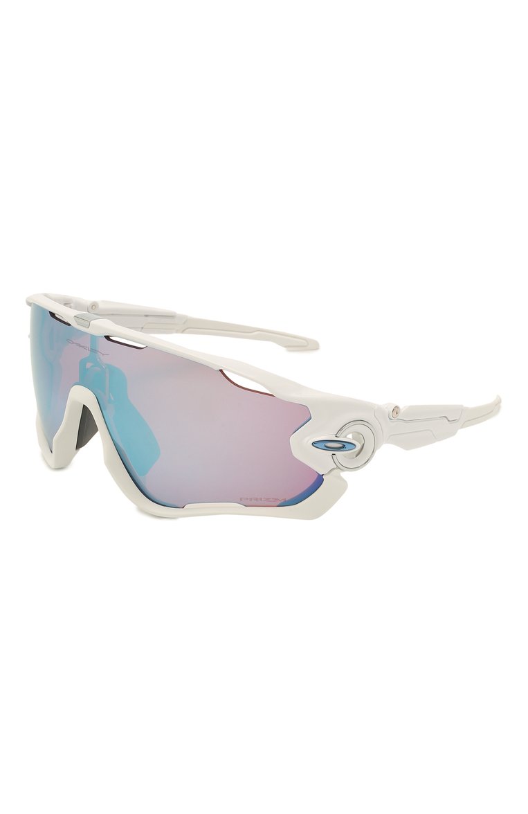 Женские солнцезащитные очки OAKLEY белого цвета, арт. 9290-929021 | Фото 1 (Кросс-КТ: С/з-унисекс; Региональные ограничения белый список (Axapta Mercury): Не проставлено, RU; Нос: Не проставлено; Материал: Пластик; Тип очков: С/з; Очки форма: Маска; Оптика Гендер: оптика-унисекс)