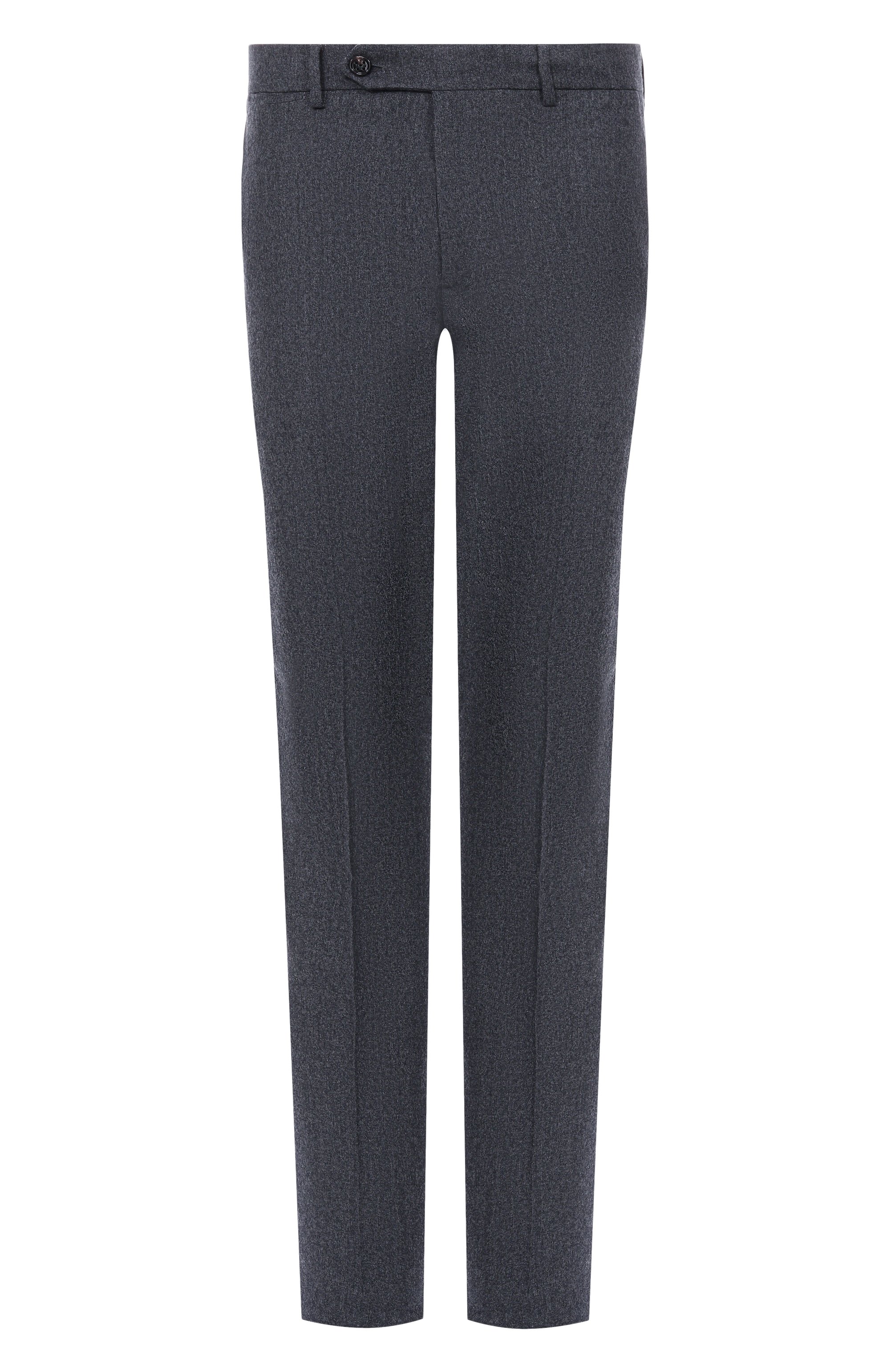 Шерстяные брюки BERWICH темно-серого цвета по цене 39400 руб., арт. VULCAN0 195/RD5470, фото 1 Шерстяные брюки BERWICH, арт. VULCAN0 195/RD5470, фото 1