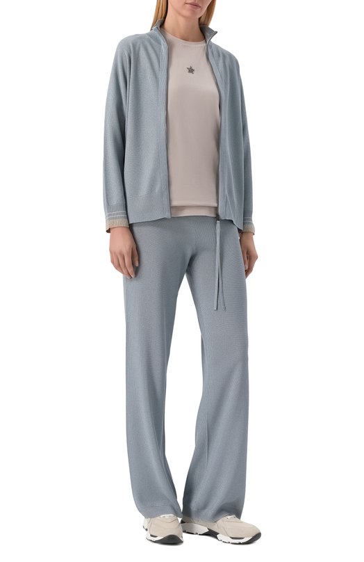 Кожаные кроссовки Lorena Antoniazzi P26213SC09U/9547R Бежевый  P26213SC09U/9547R Фото 3