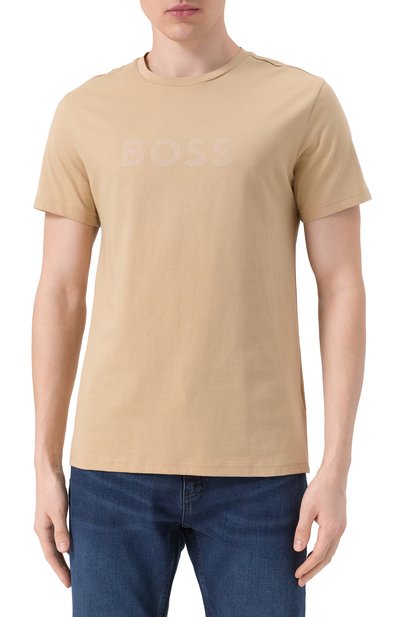 Хлопковая футболка BOSS, арт. 50503276, фото 3