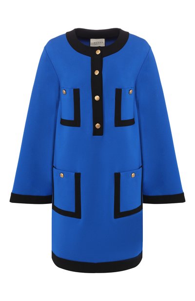 Женское платье с контрастной отделкой GUCCI, арт. 538750/X7C93