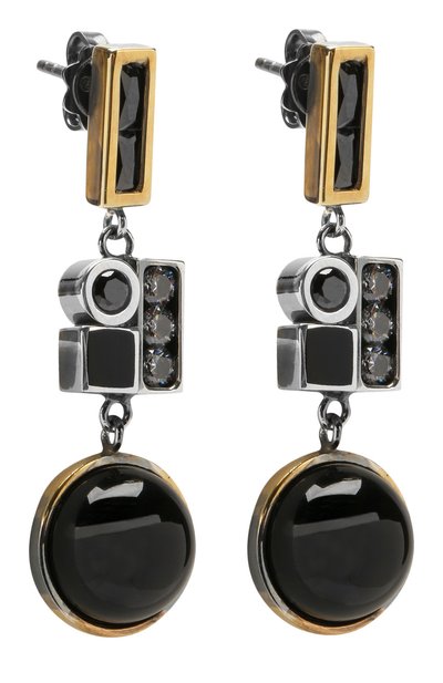 Серебряные серьги с подвесками BOTTEGA VENETA, арт. 531307/VHHAA, фото 3