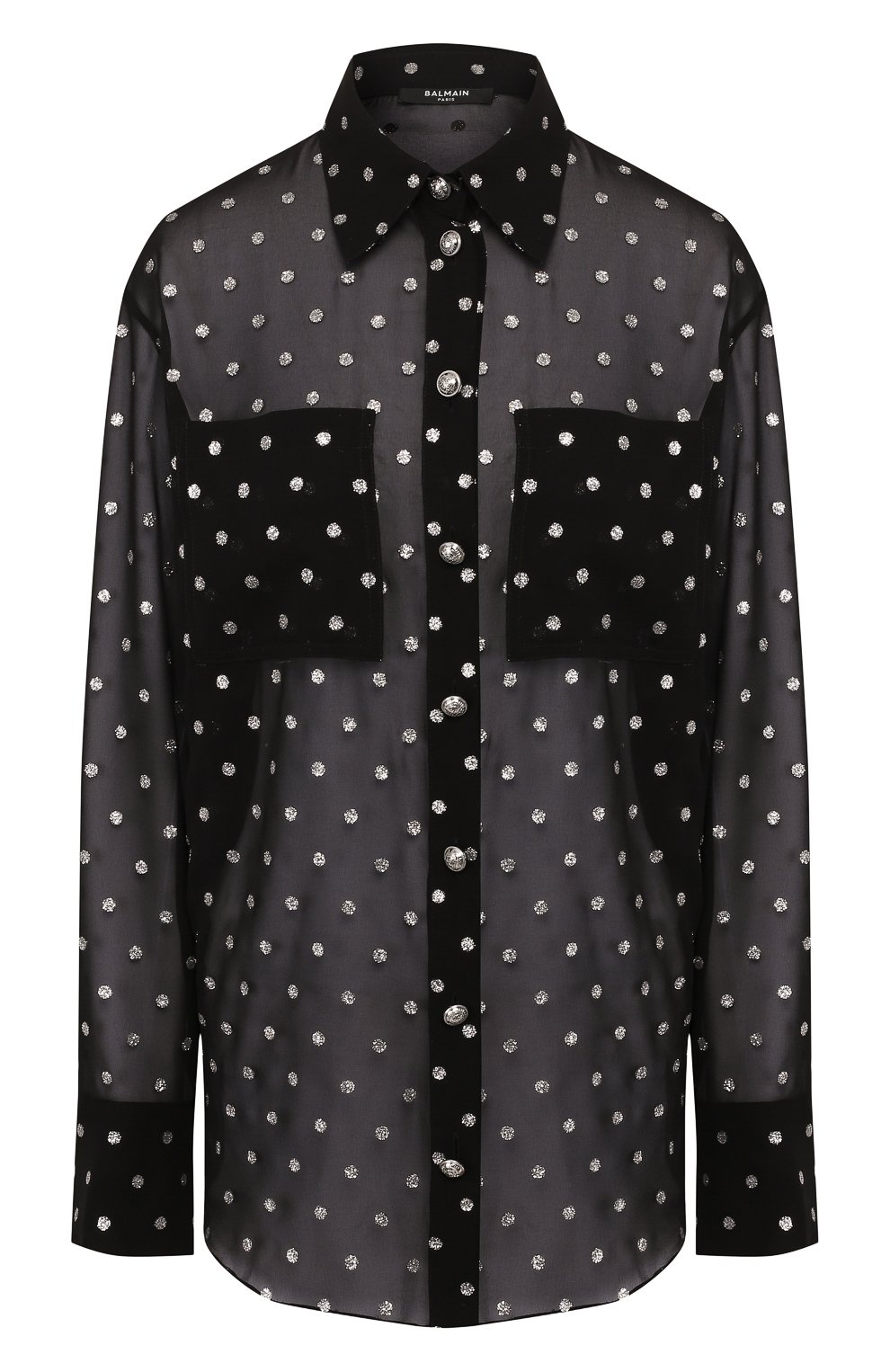 Рубашка в горох BALMAIN, арт. TF02654/X378, фото 1