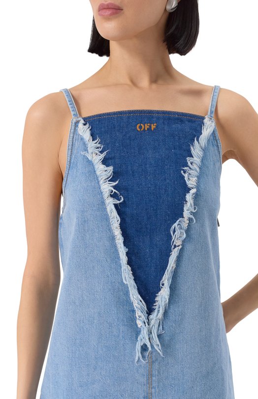 Джинсовое платье Off-White 0WYM033S25DEN0014060 Голубой  0WYM033S25DEN0014060 Фото 5