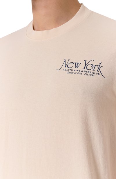 Хлопковая футболка SPORTY AND RICH, арт. T0043508034CR01, фото 5