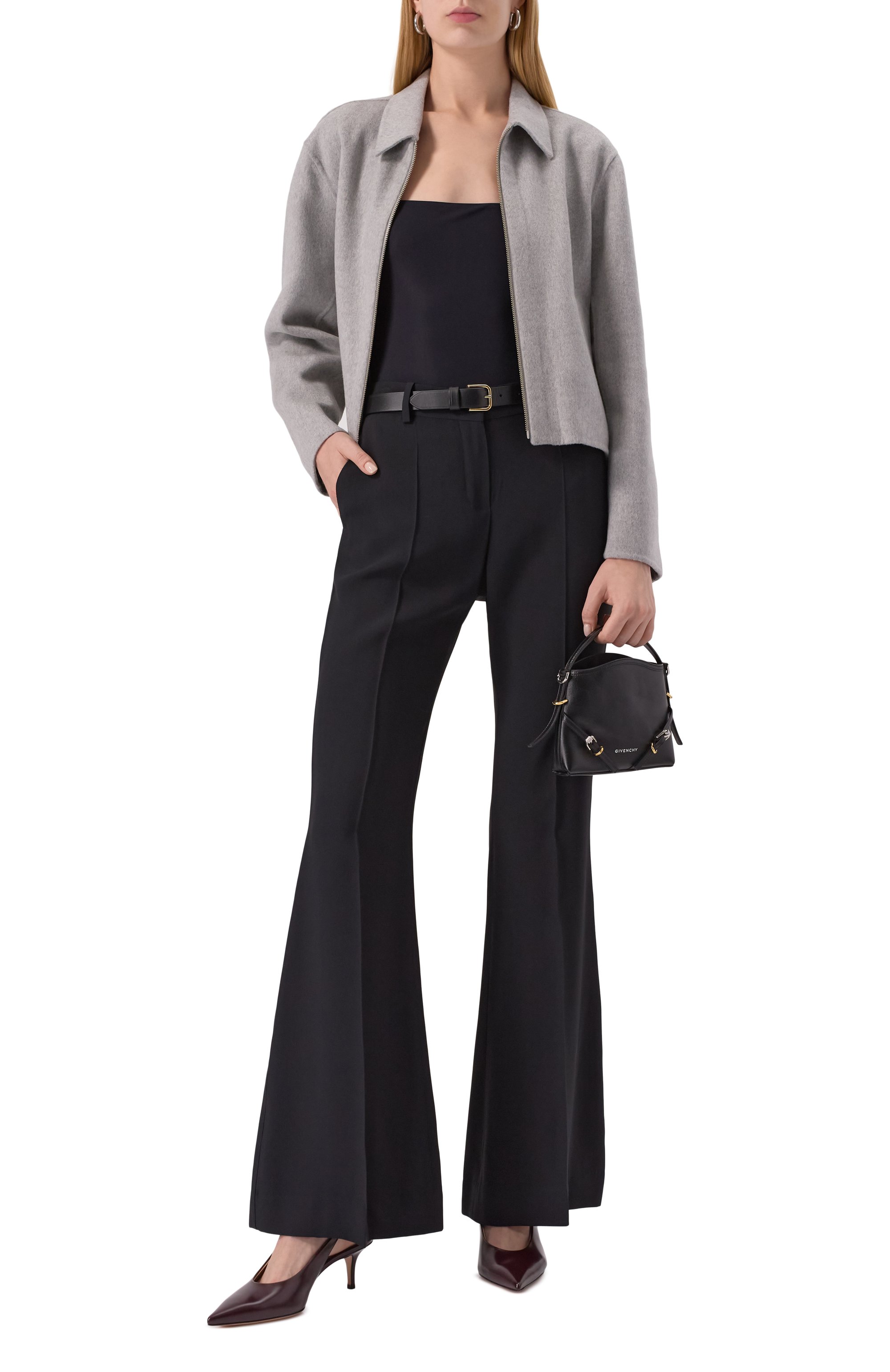 Кожаные туфли robbie sling 55 GIANVITO ROSSI, арт. G95538.55RIC.T0KB0UR, фото 2