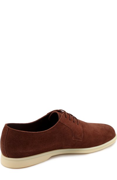 Замшевые дерби на контрастной подошве LORO PIANA, арт. FAG1545, фото 4