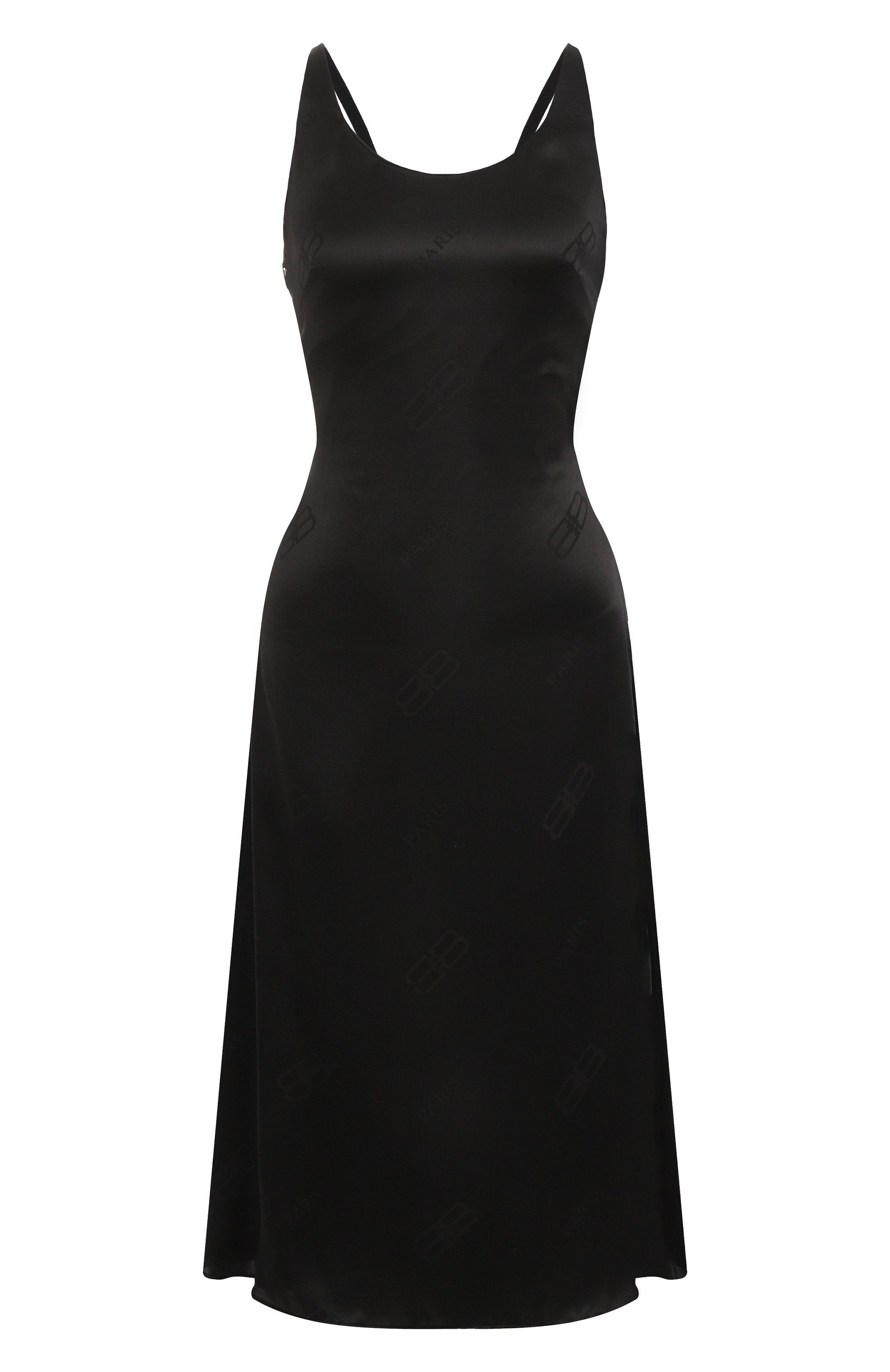 Атласное платье BALENCIAGA, арт. 831675/T0N03, ф�ото 1