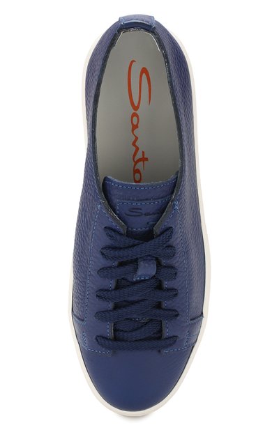 Кожаные кеды SANTONI, арт. WBCE53853BARCMYLU45, фото 5