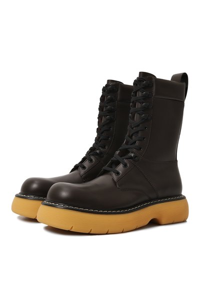 Мужские кожаные ботинки bounce BOTTEGA VENETA, арт. 651260/V00H0