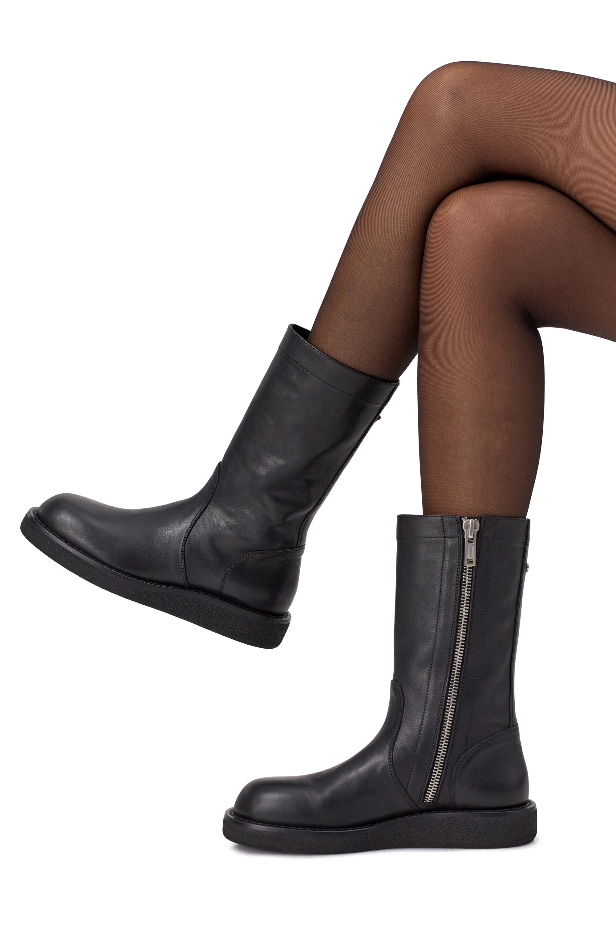 Кожаные полусапоги kasi ANN DEMEULEMEESTER, арт. B0013308/LT141, фото 2