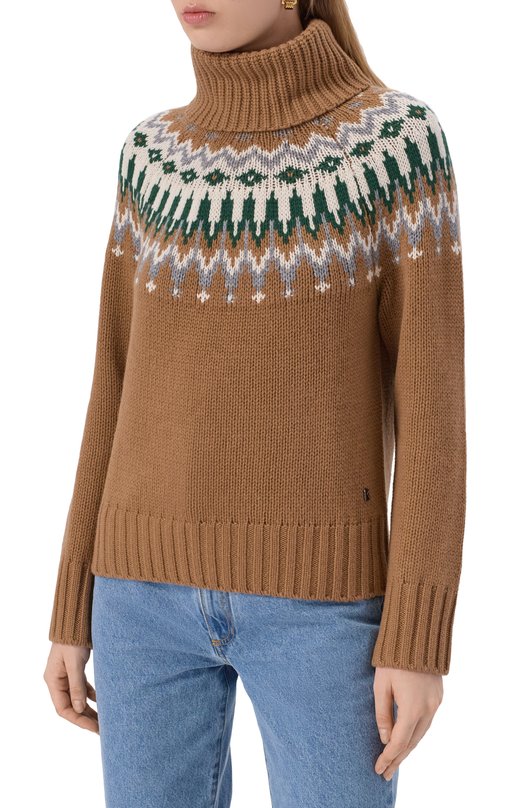 Кашемировый свитер Bogner 86929764 Бежевый  86929764 Фото 3