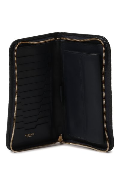 Портмоне из кожи крокодила RUBEUS MILANO синего цвета по цене 312000 руб., арт. 507/13., фото 3 Портмоне из кожи крокодила RUBEUS MILANO, арт. 507/13., фото 3