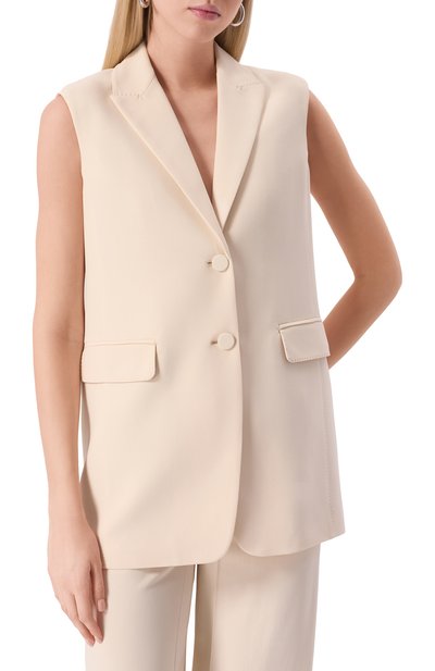 Жилет AGNONA кремового цвета по цене 309000 руб., арт. TX0901/U5068, фото 3 Жилет AGNONA, арт. TX0901/U5068, фото 3