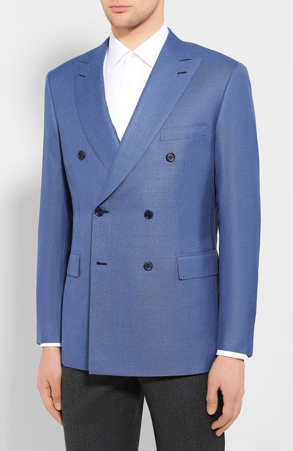 Пиджак из шерсти и шелка BRIONI, арт. RG0K00/P9A8S/LIPARI, фото 3