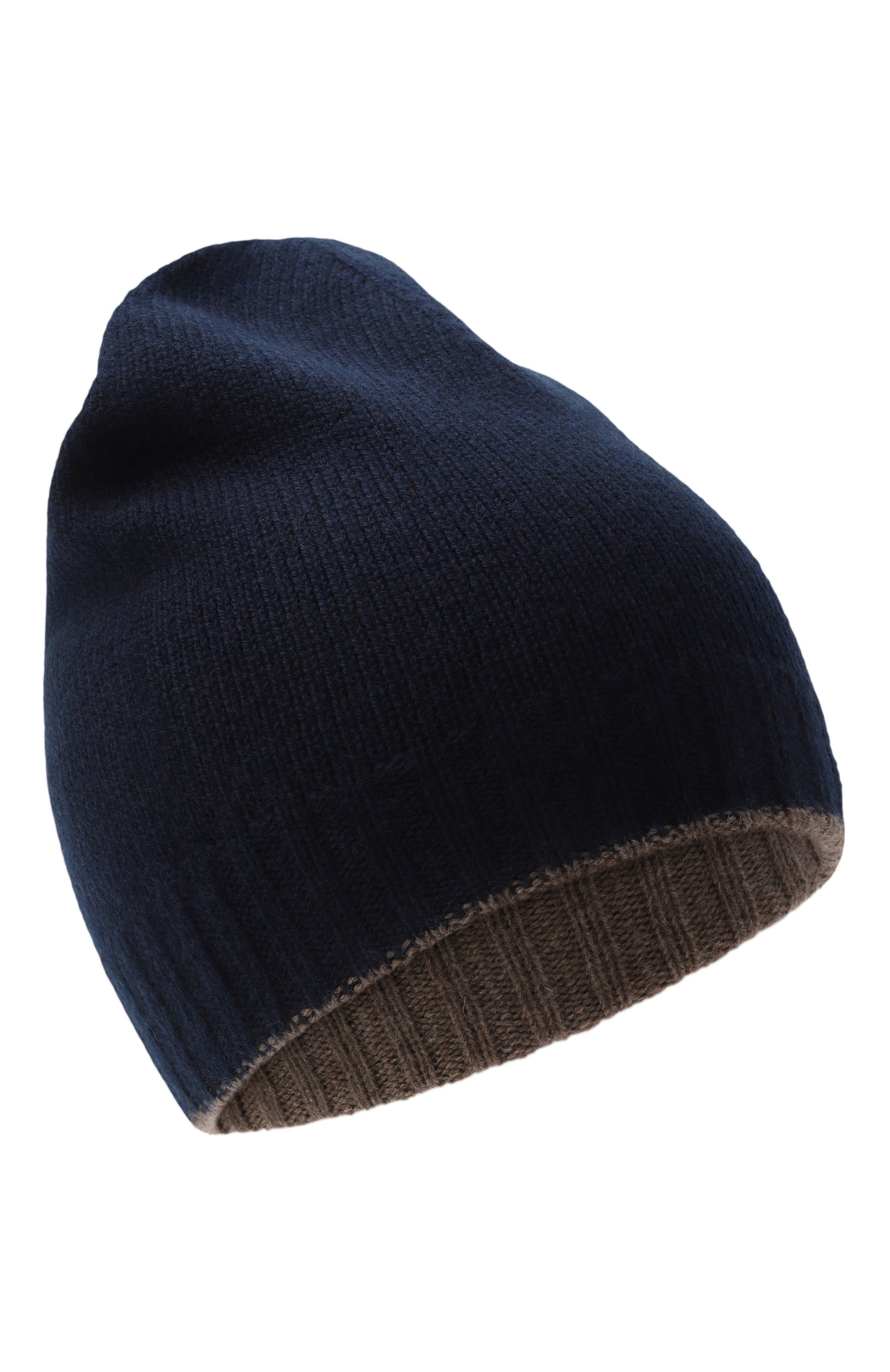 Кашемировая шапка ANDREA CAMPAGNA темно-синего цвета по цене 19350 руб., арт. 11613, фото 1 Кашемировая шапка ANDREA CAMPAGNA, арт. 11613, фото 1