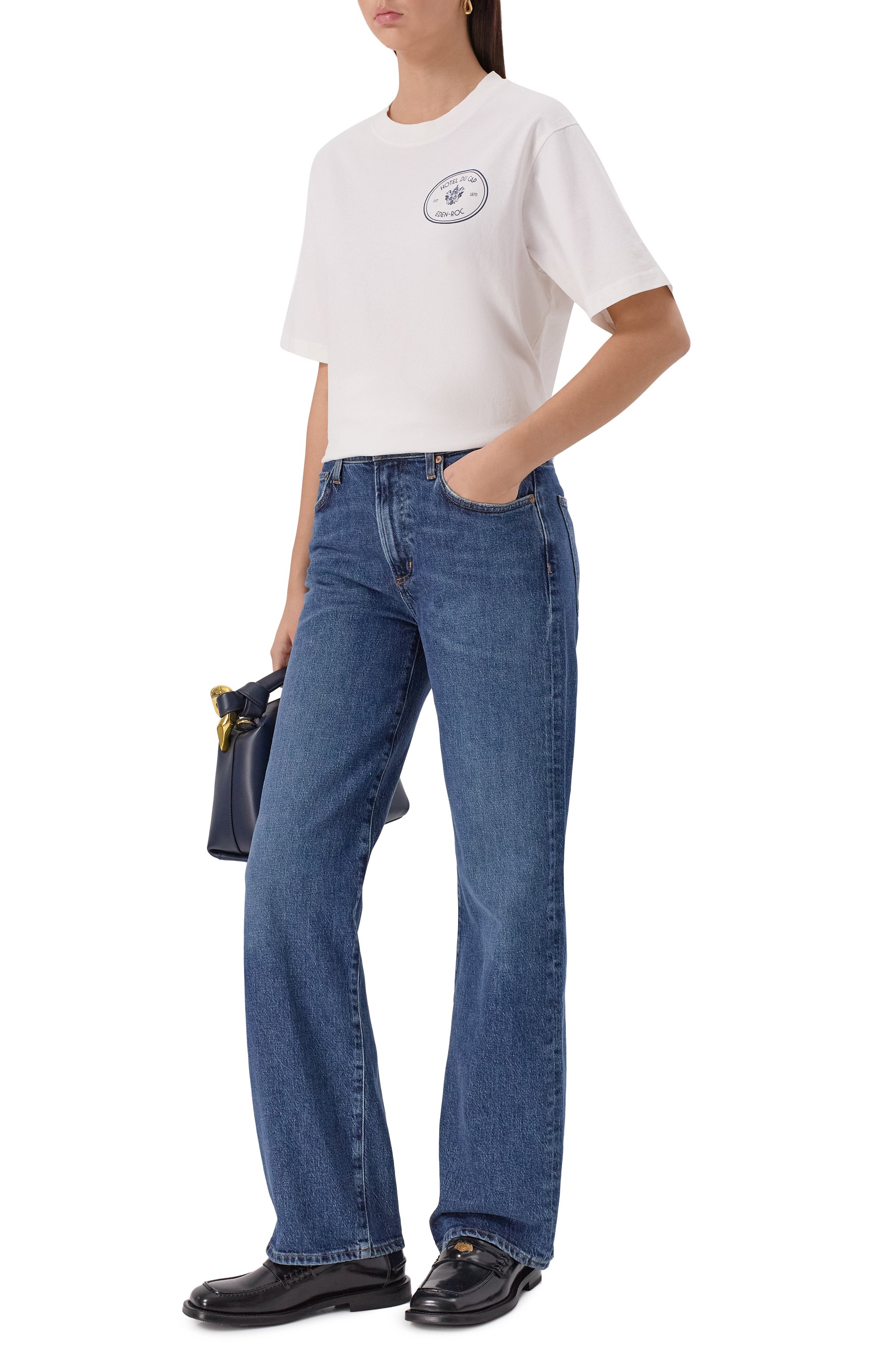 Хлопковая футболка sporty & rich х hotel du cap-eden-roc SPORTY AND RICH, арт. T0043501621WH01, фото 2