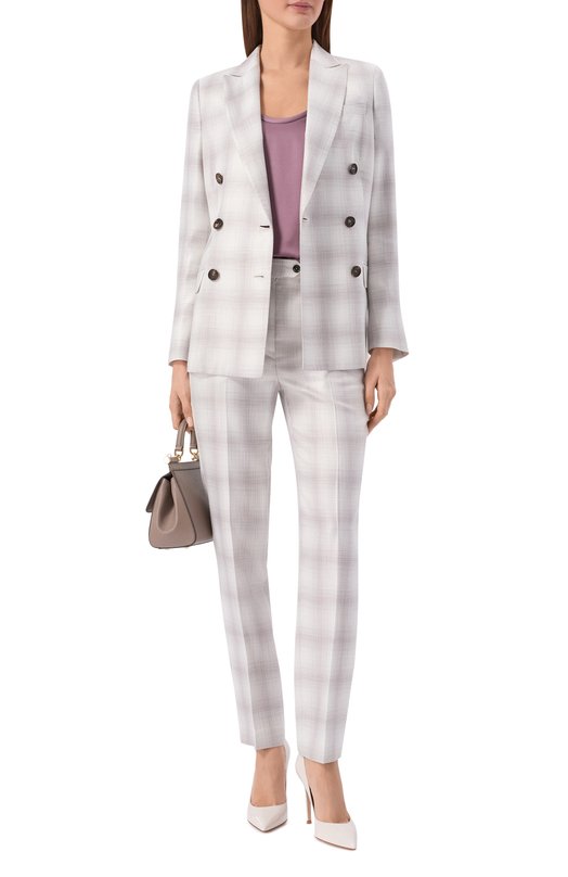 Брюки из вискозы Kiton D48125K0922G08 Белый  D48125K0922G08 Фото 2