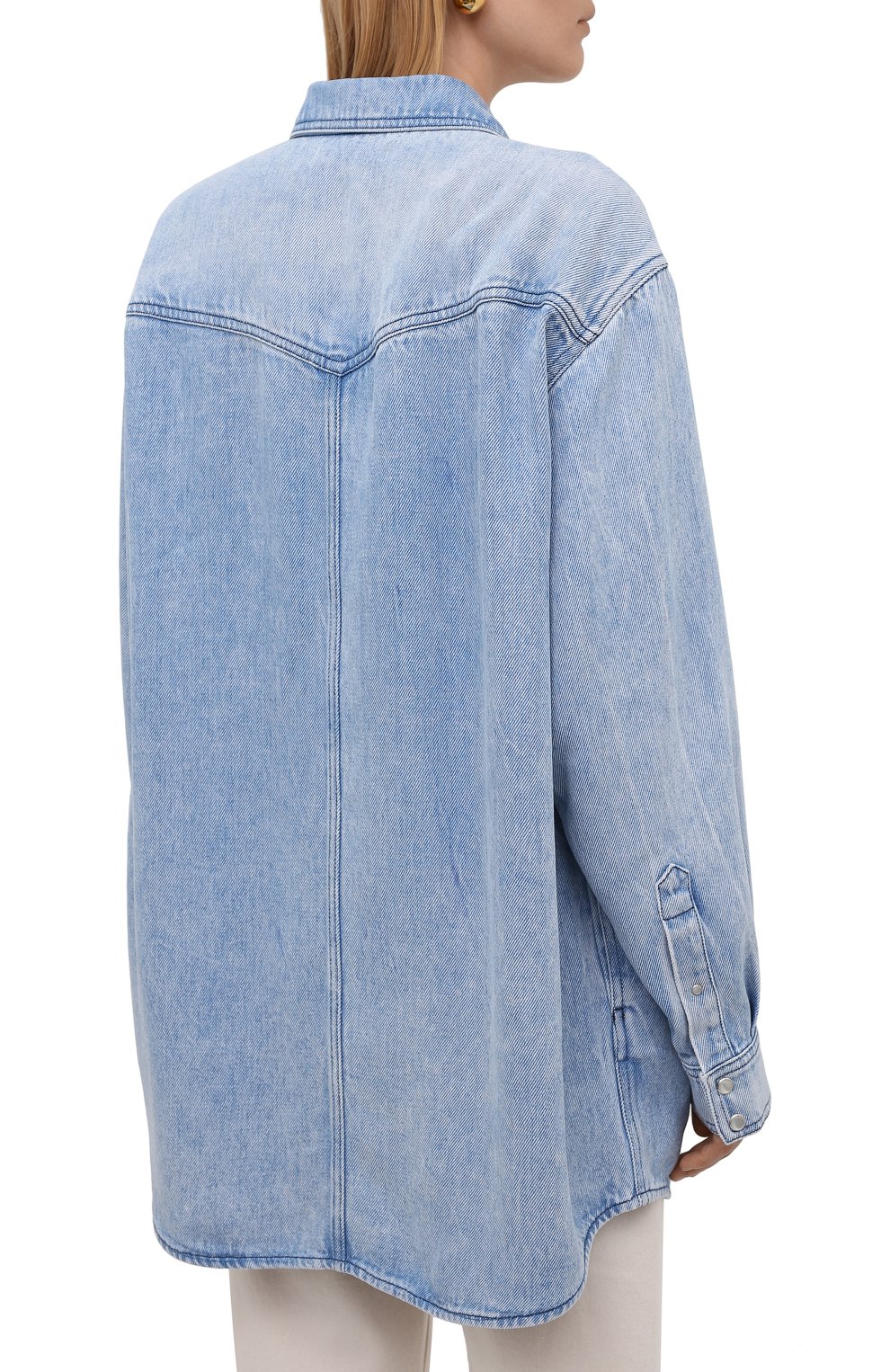 Джинсовая рубашка ISABEL MARANT ETOILE, арт. CH0749-21A019E/TANIA, фото 4